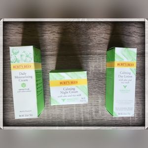 Burt's Bees Sensitive Solutions Set of 3 UNOPENED
